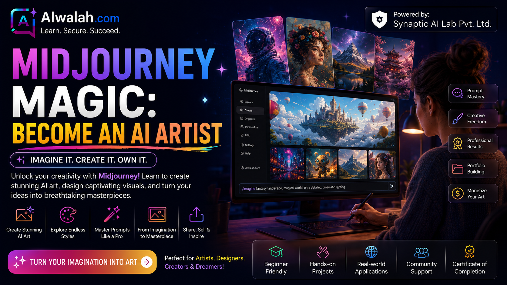 Midjourney Magic: Become an AI Artist