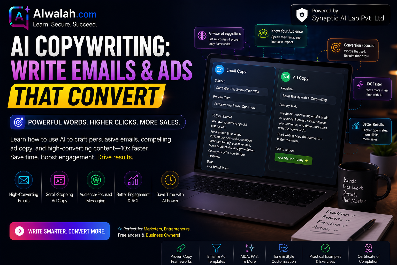 AI Copywriting: Write Emails &amp; Ads that Convert