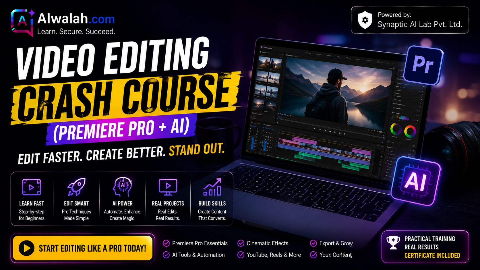 Video Editing Crash Course (Premiere Pro + AI)