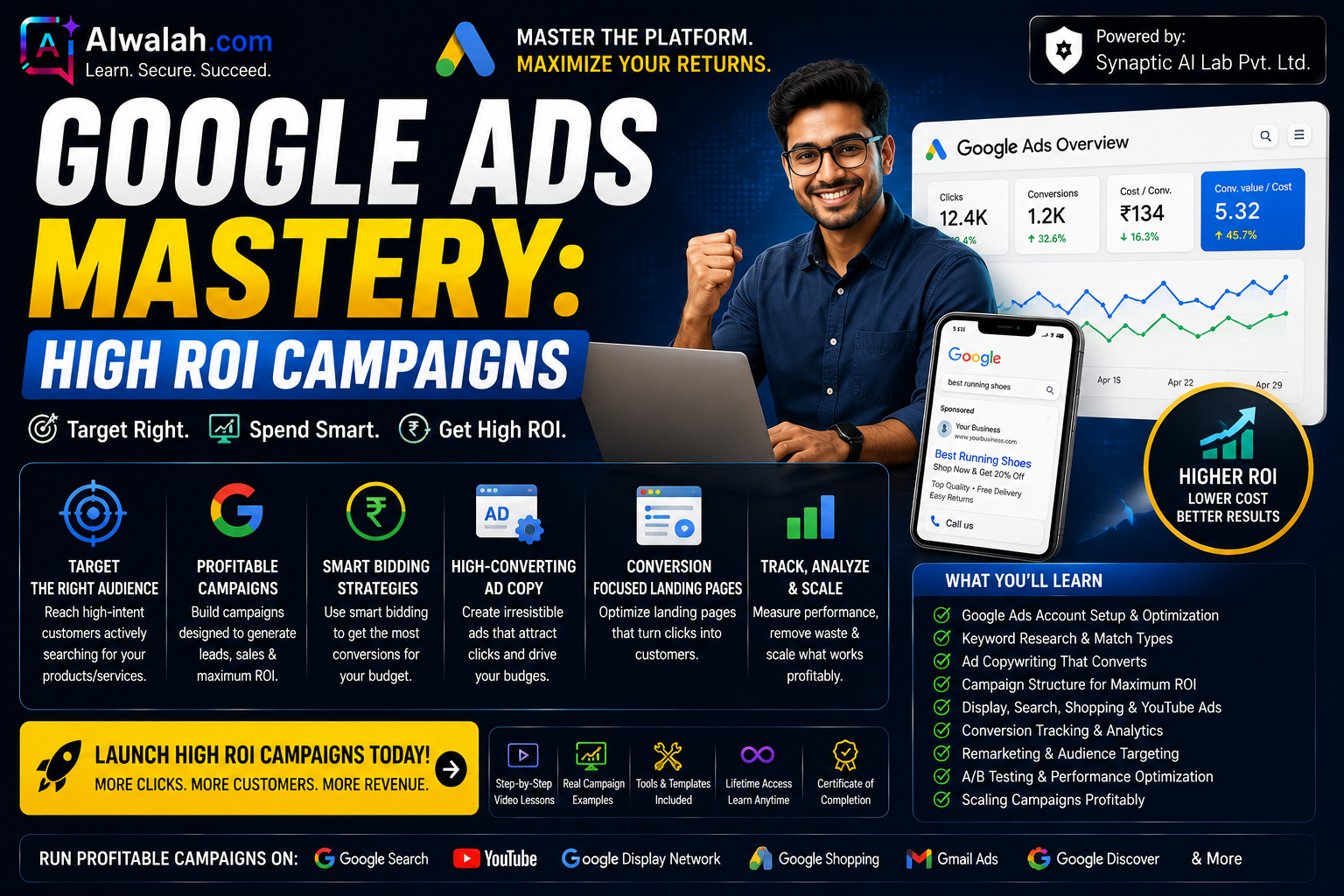 Google Ads Mastery: High ROI Campaigns