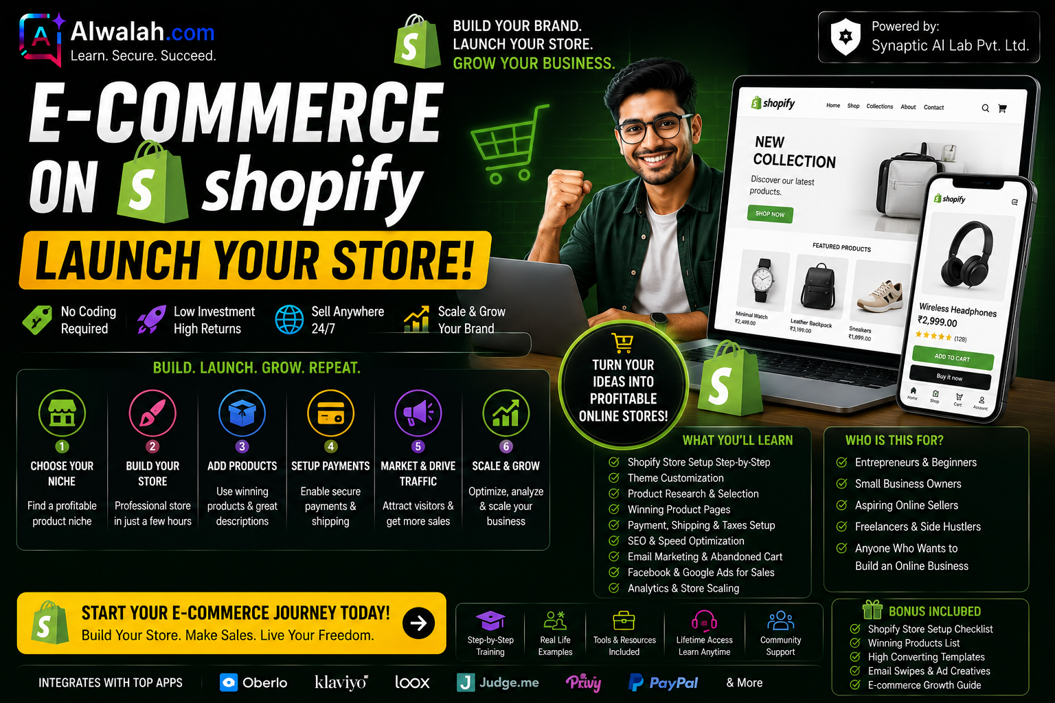 E-commerce on Shopify: Launch Your Store
