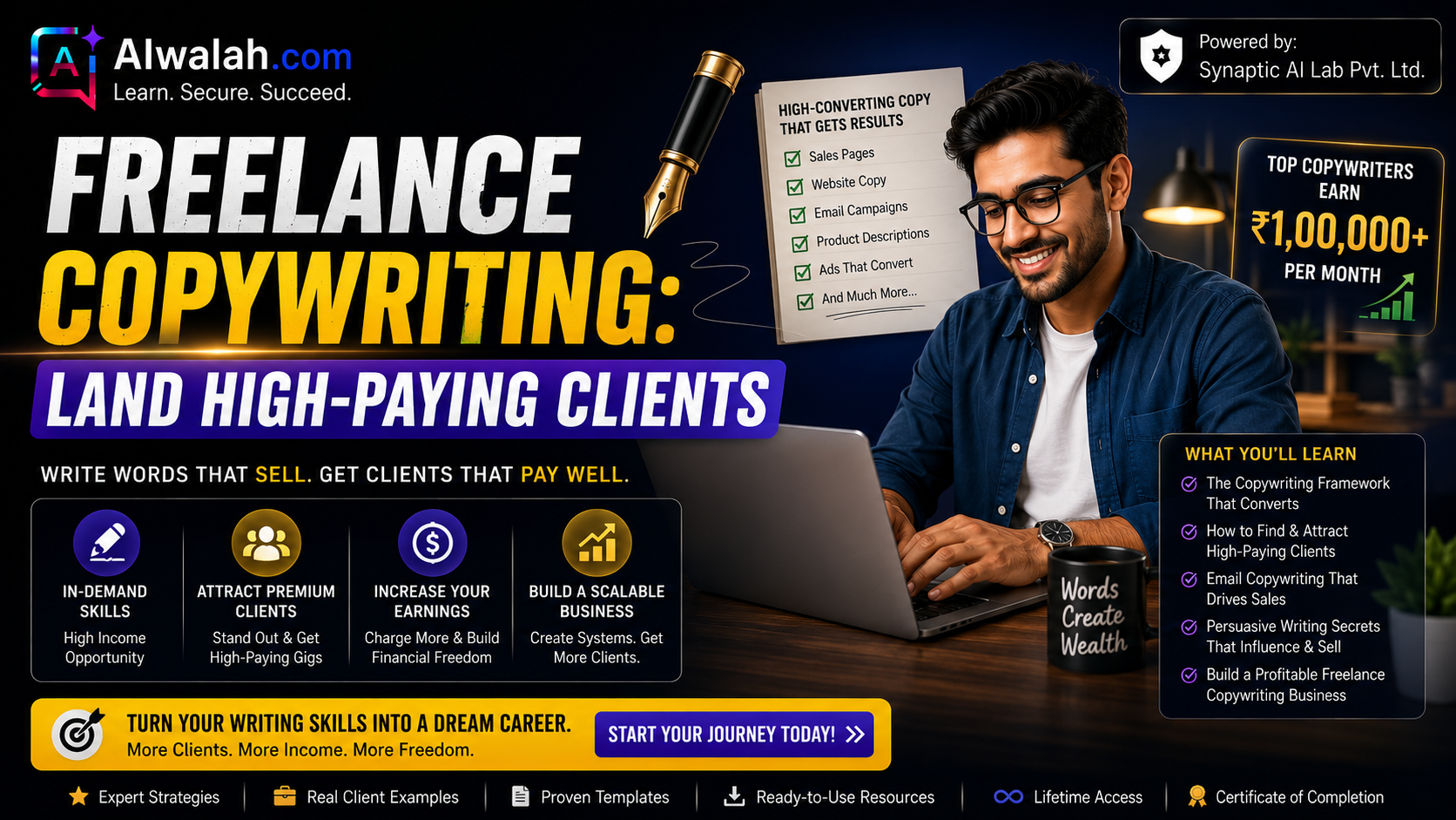 Freelance Copywriting: Land High-Paying Clients