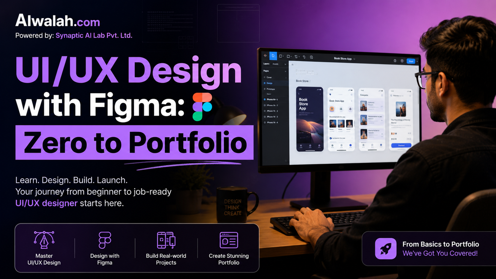 UI/UX Design with Figma: Zero to Portfolio