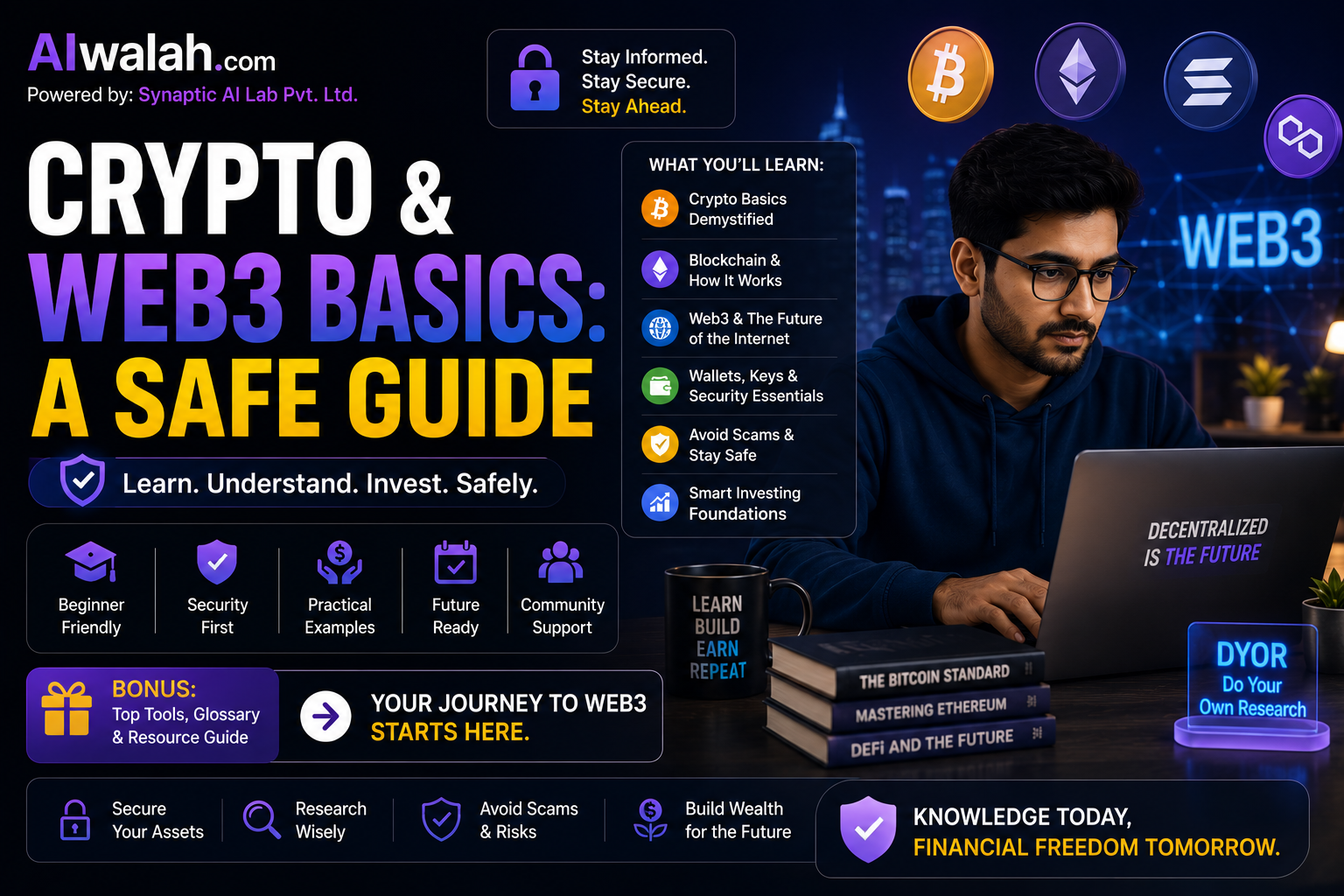 Crypto & Web3 Basics: A Safe Guide