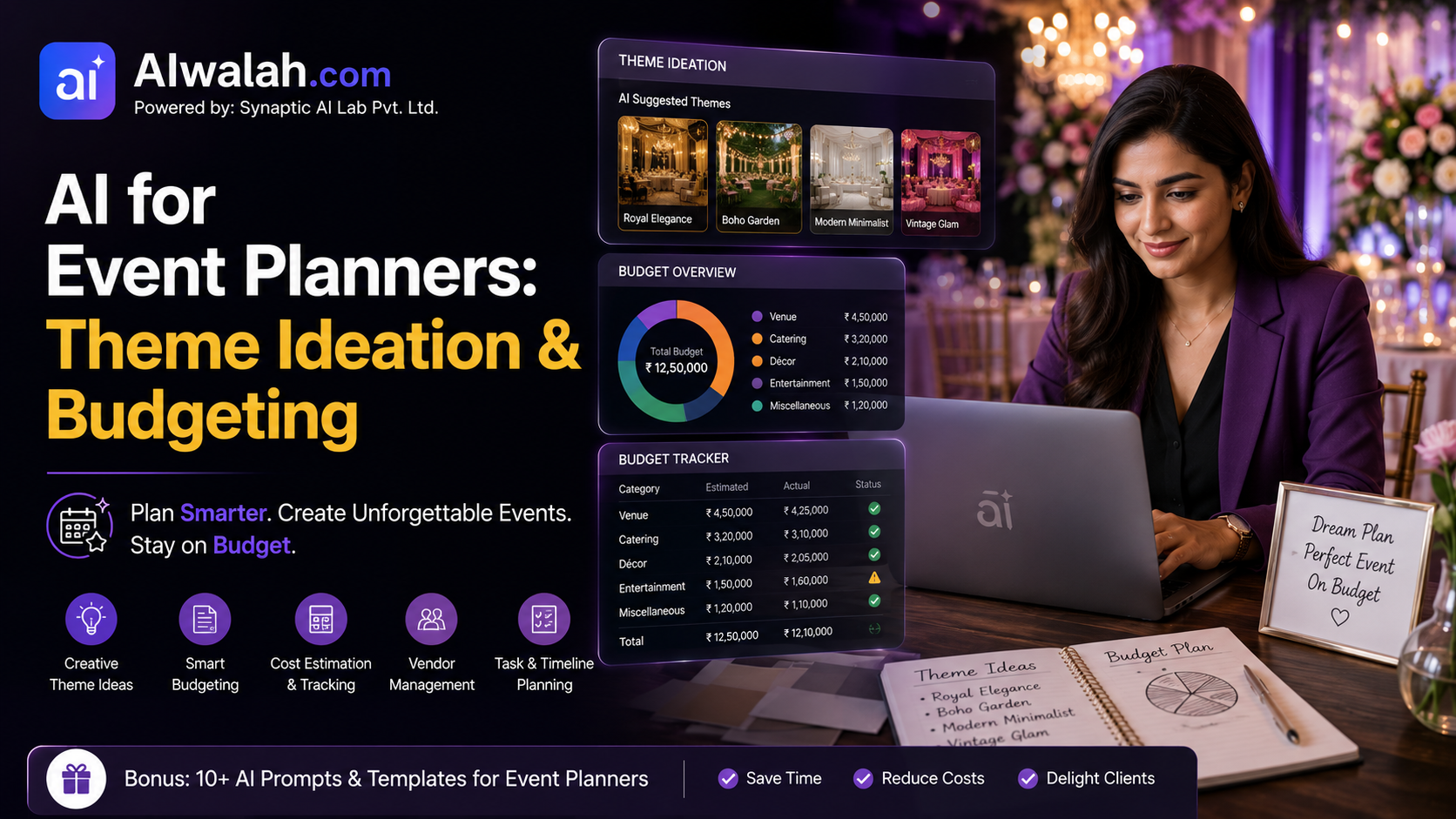 AI for Event Planners: Theme Ideation &amp; Budgeting