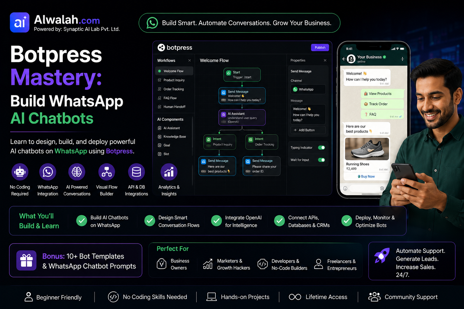 Botpress Mastery: Build WhatsApp AI Chatbots