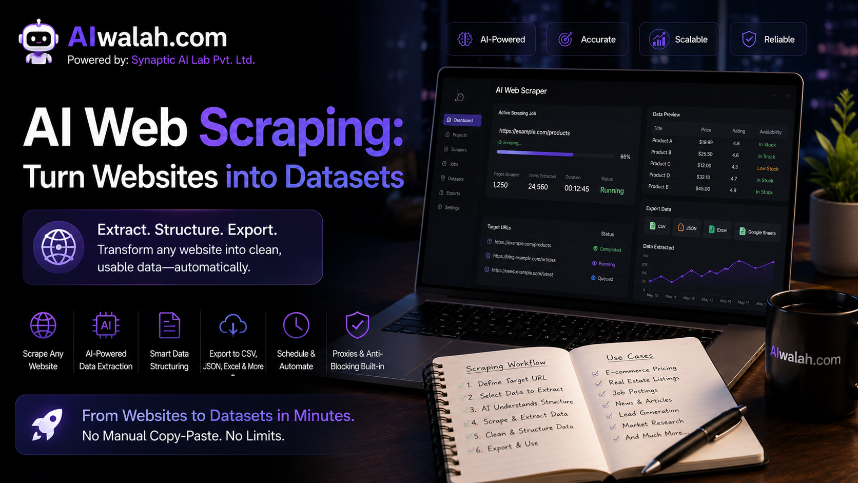 AI Web Scraping: Turn Websites into Datasets