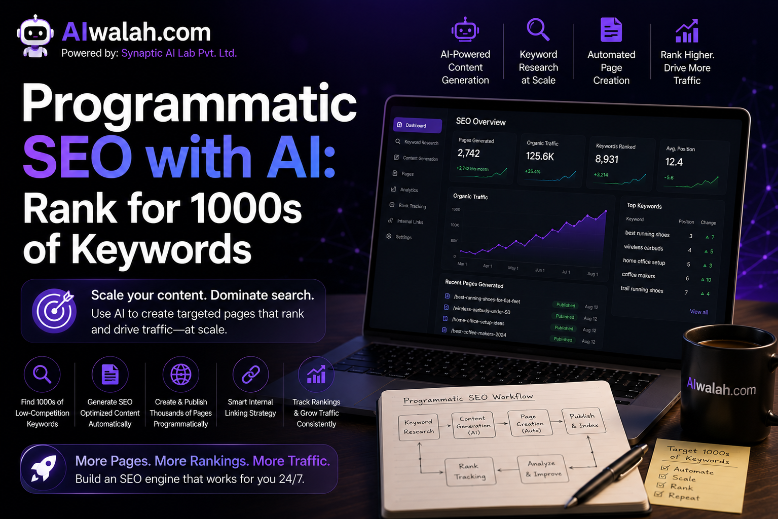 Programmatic SEO with AI: Rank for 1000s of Keywords