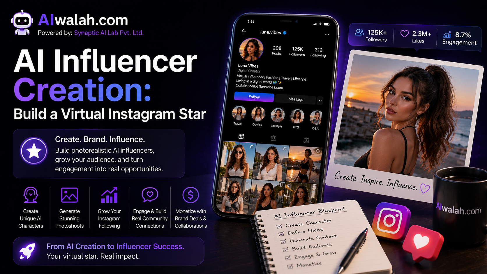AI Influencer Creation: Build a Virtual Instagram Star
