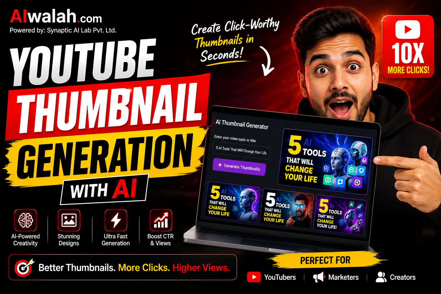 YouTube Thumbnail Generation with AI