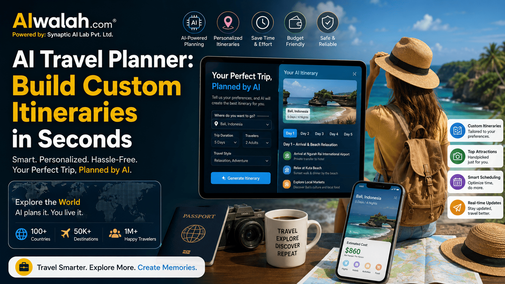 AI Travel Planner: Build Custom Itineraries in Seconds