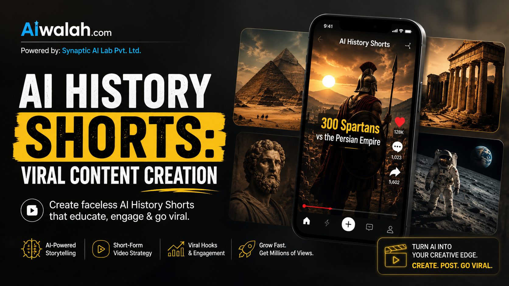 AI History Shorts: Viral Content Creation