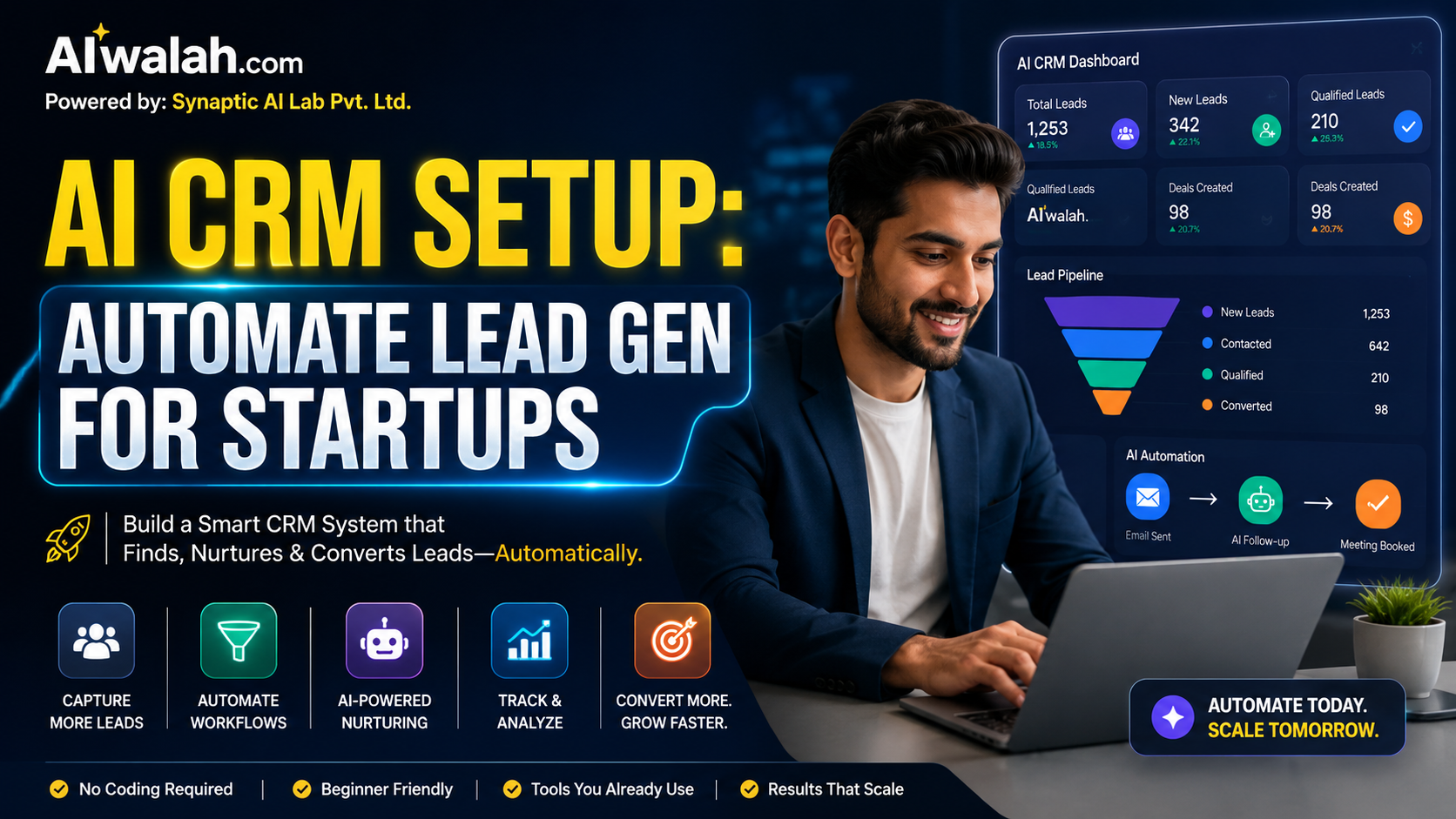 AI CRM Setup: Automate Lead Gen for Startups