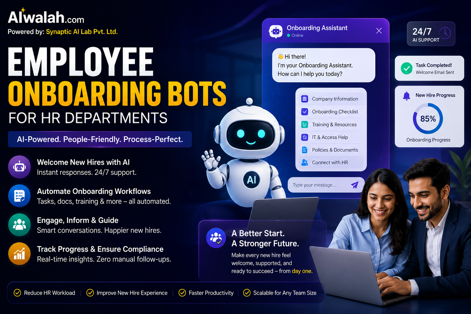 Employee Onboarding Bots for HR Departments
