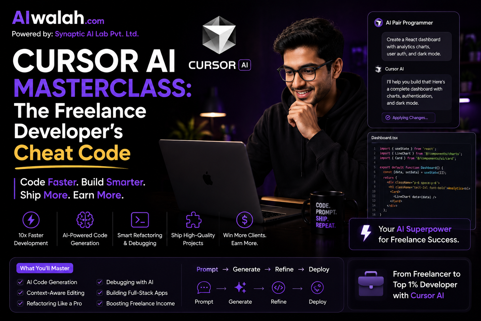 Cursor AI Masterclass: The Freelance Developer's Cheat Code
