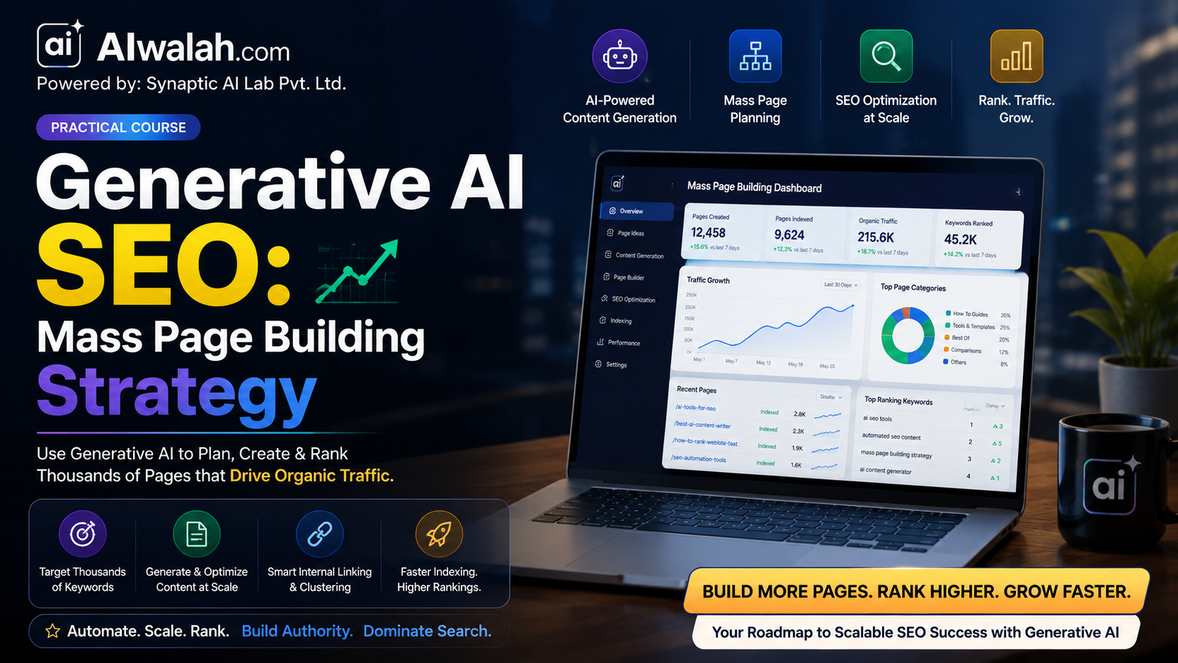 Generative AI SEO: Mass Page Building Strategy
