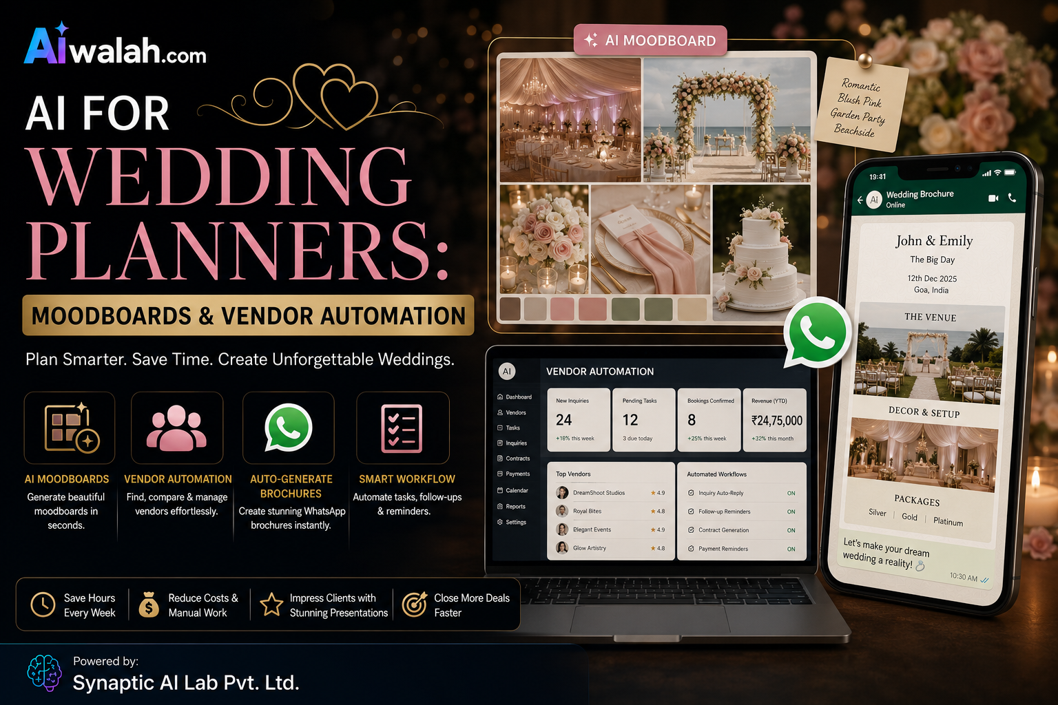 AI for Wedding Planners: Moodboards & Vendor Automation