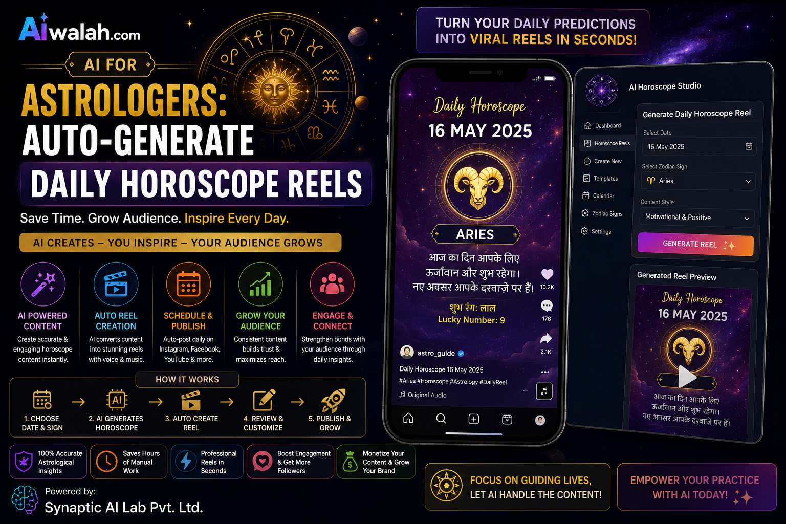 AI for Astrologers: Auto-Generate Daily Horoscope Reels