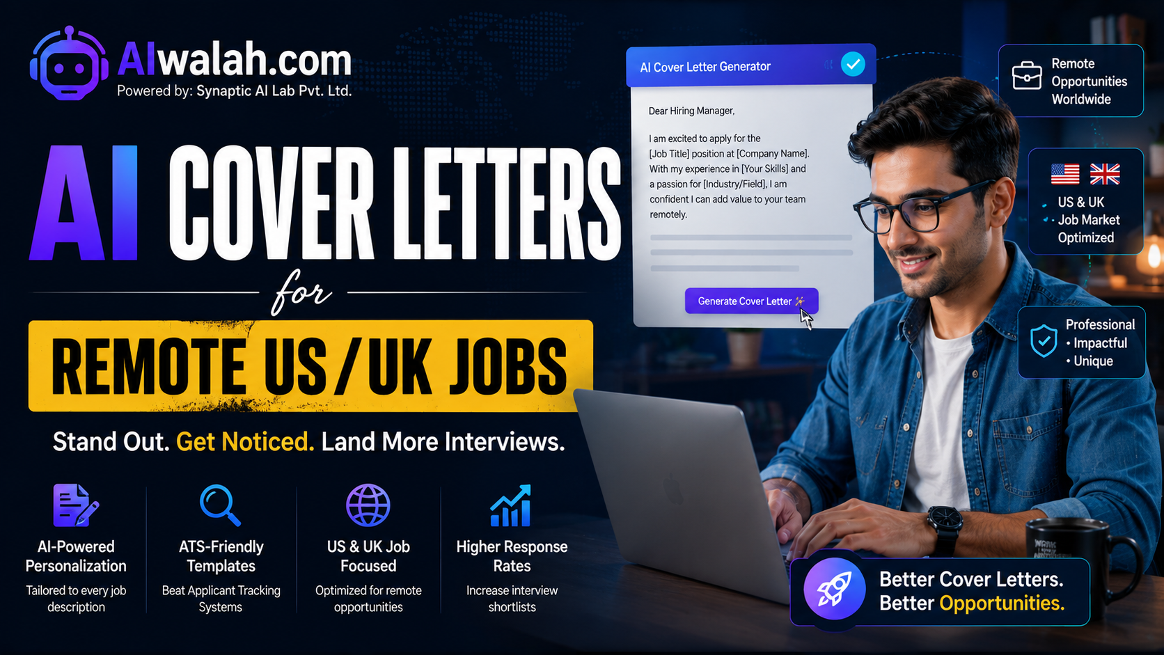 AI Cover Letters for Remote US/UK Jobs