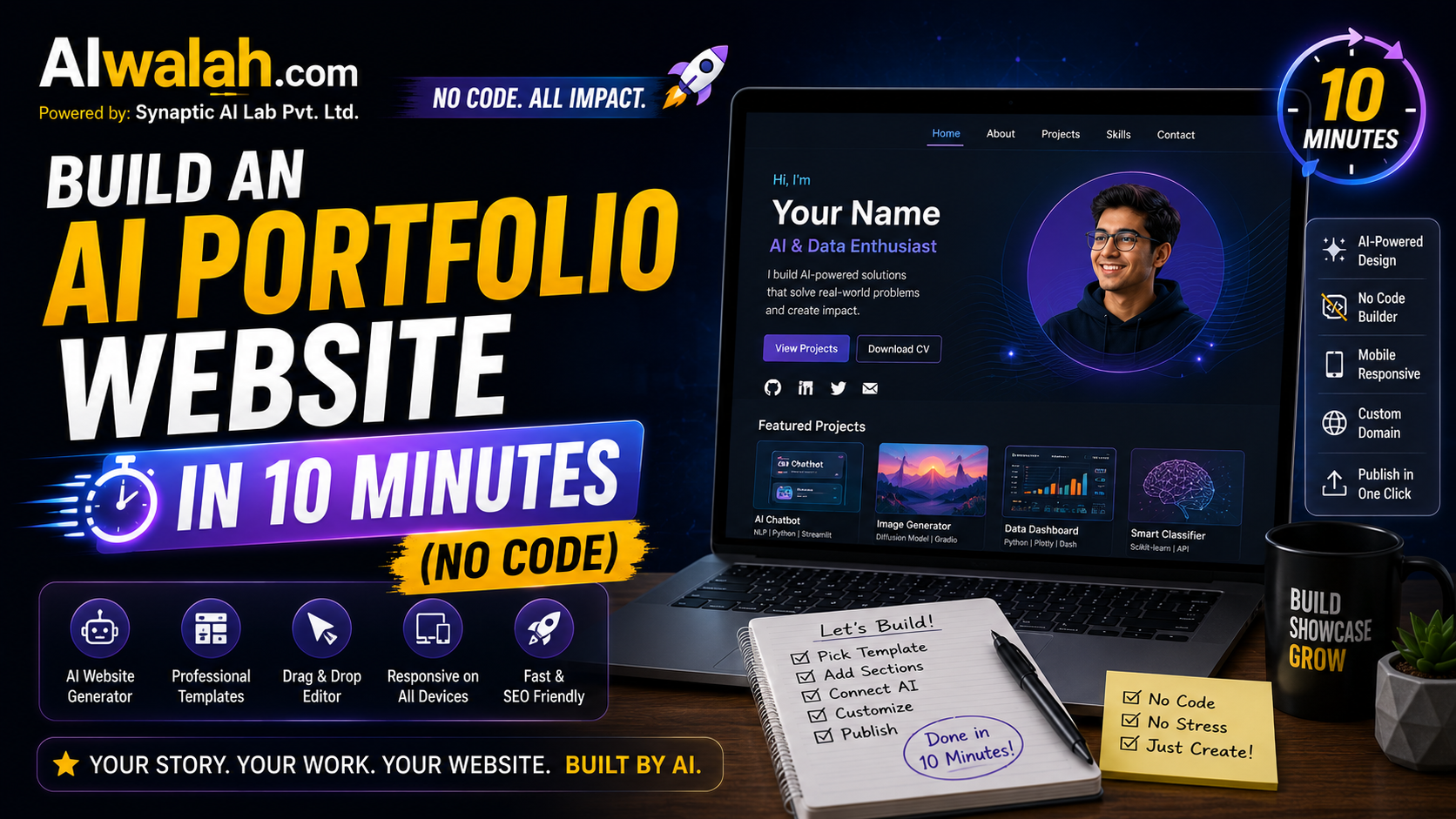 Build an AI Portfolio Website in 10 Minutes (No Code)