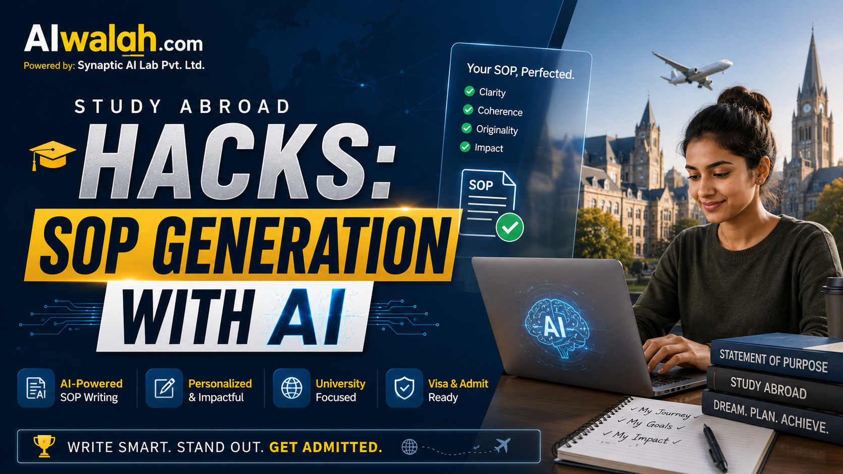 Study Abroad Hacks: SOP Generation with AI